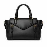 Ballora Women's Faux Leather Satchel Handbag Black
