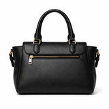 Ballora Women's Faux Leather Satchel Handbag Black