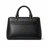 Ballora Women's Faux Leather Top Handle Satchel Black