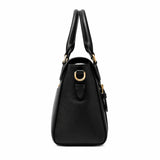 Ballora Women's Faux Leather Satchel Handbag Black