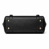 Ballora Women's Faux Leather Satchel Handbag Black