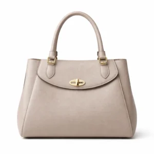 Top Handle Satchel Beige
